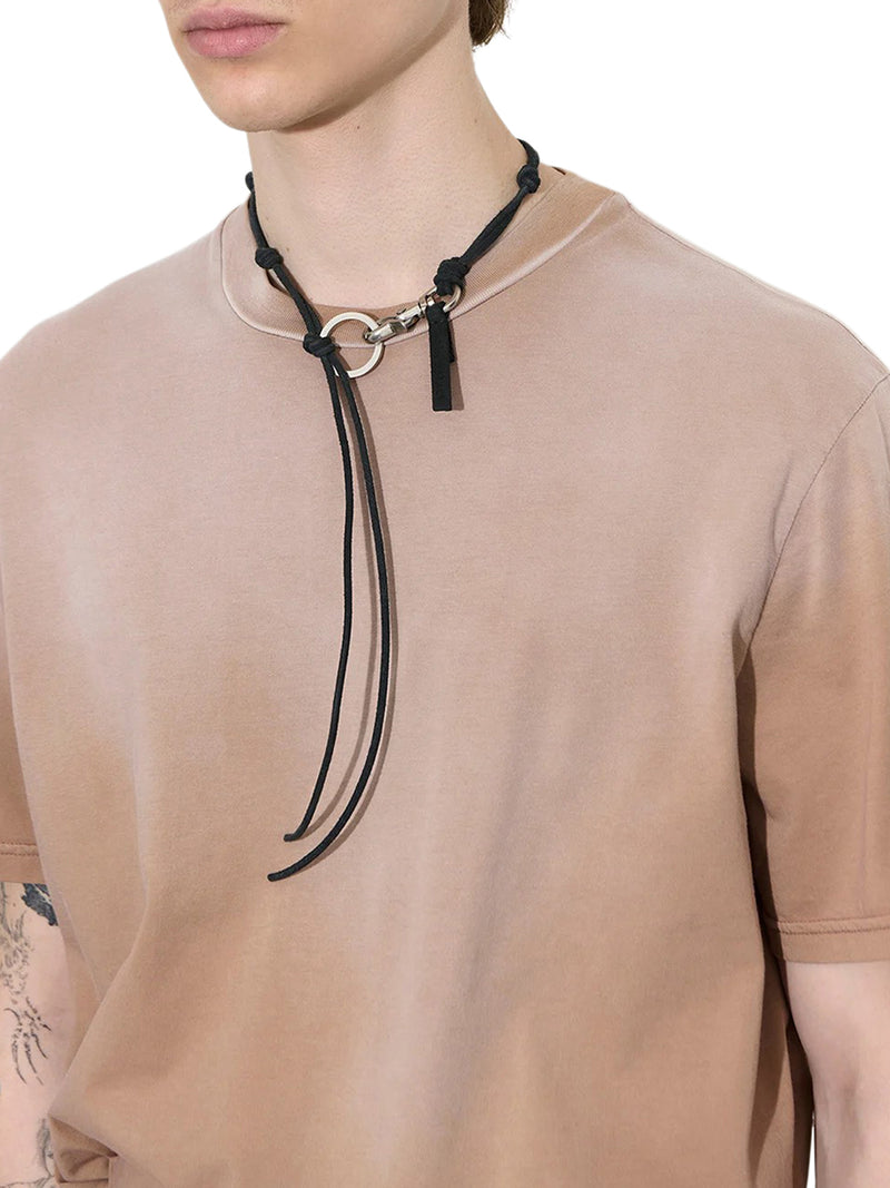 Our Legacy Men Ladon Black Leather Necklace OUR LEGACY