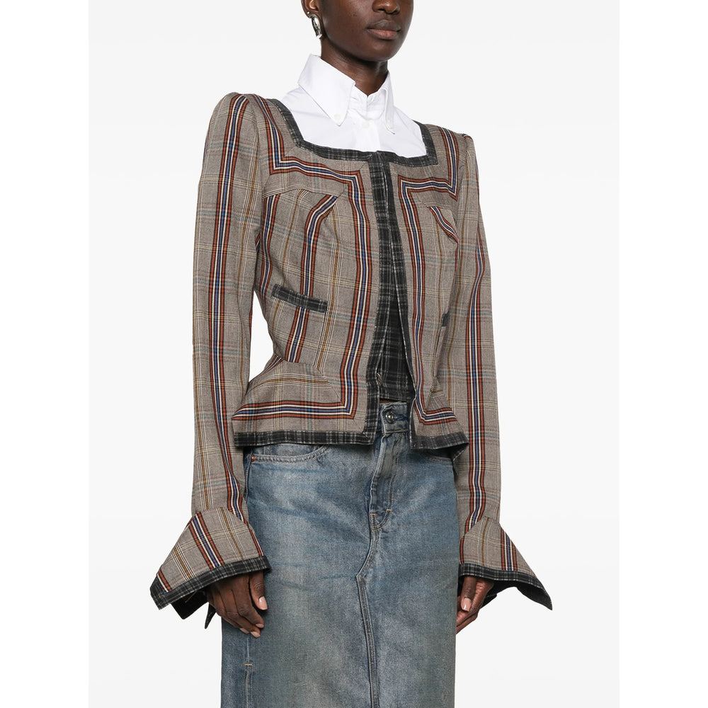 Vivienne Westwood Grey Jackets - Tweed Jackets Women VIVIENNE WESTWOOD