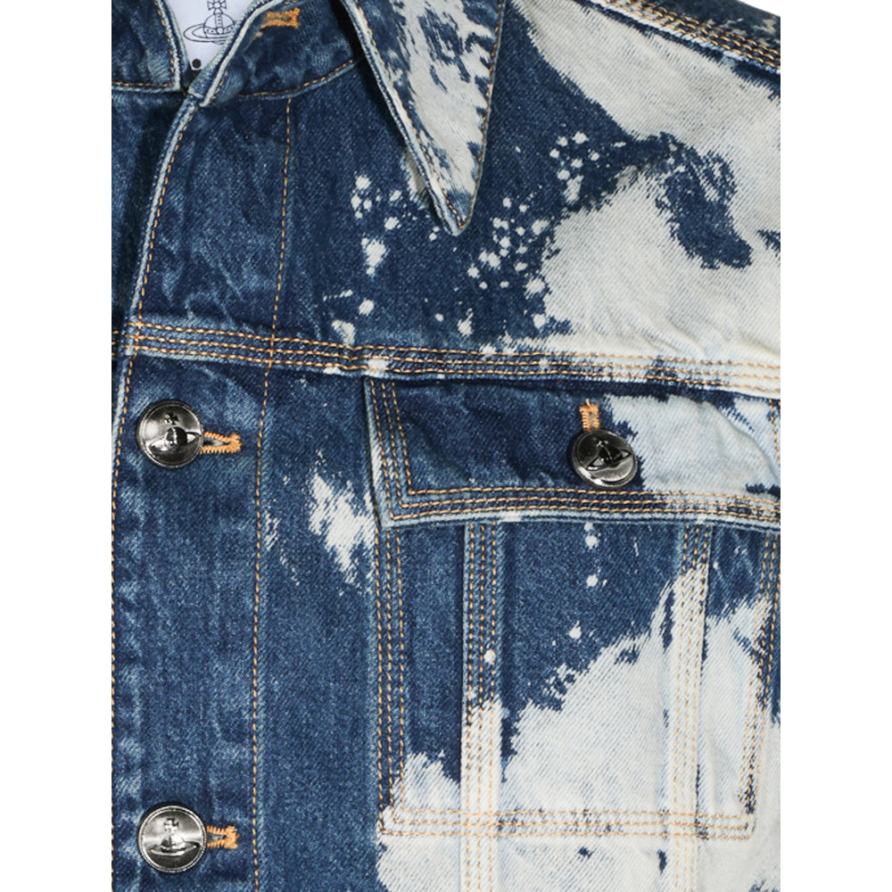 Vivienne Westwood Blue Jackets - Denim Jackets Men VIVIENNE WESTWOOD