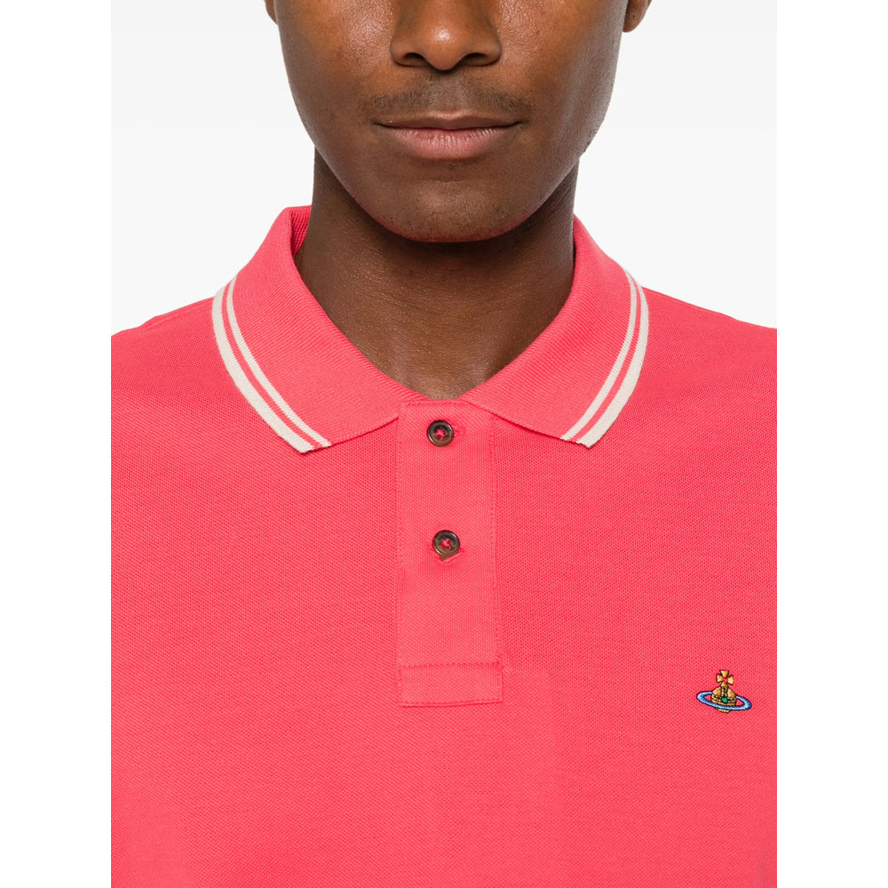 Vivienne Westwood Pink Polo Shirts Men VIVIENNE WESTWOOD