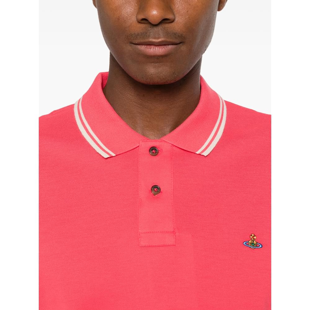 Vivienne Westwood Pink Polo Shirts Men VIVIENNE WESTWOOD