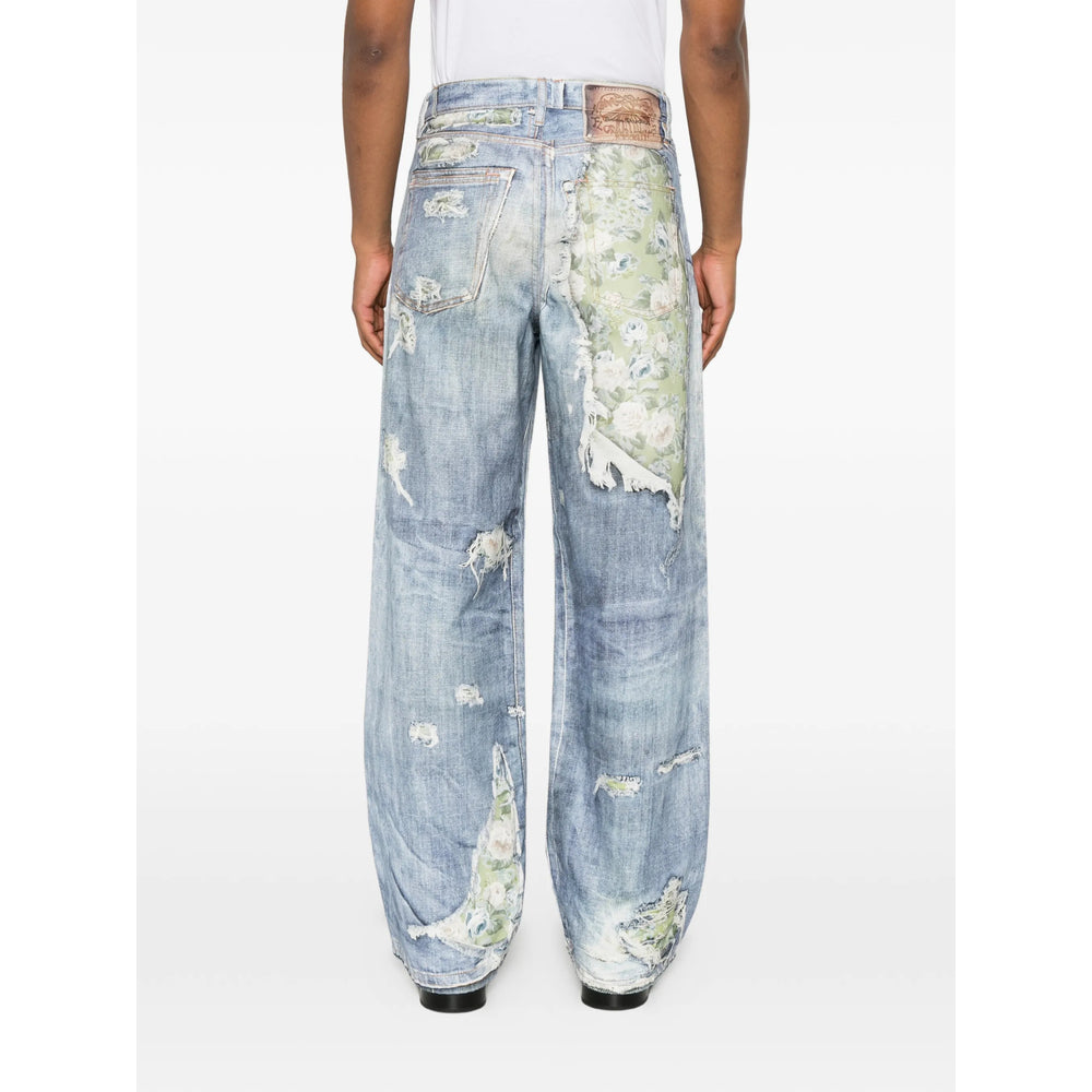Acne Studios Blue Denim - Wide-Leg Jeans Women ACNE STUDIOS