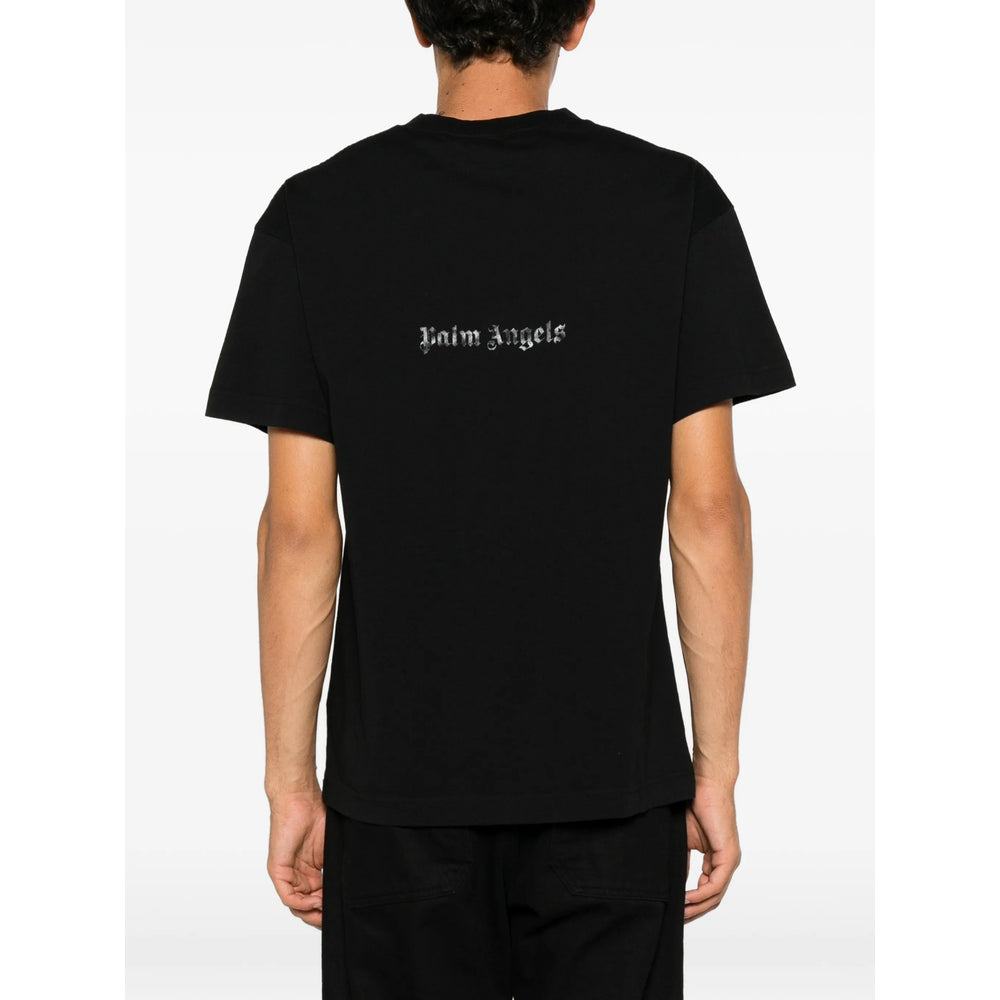 Palm Angels Black T-Shirts & Vests - T-Shirts Men