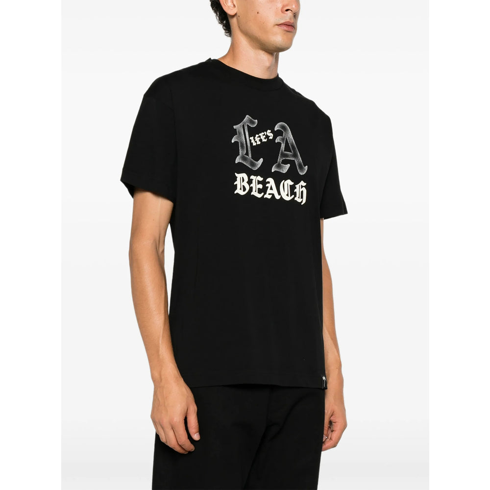 Palm Angels Black T-Shirts & Vests - T-Shirts Men PALM ANGELS