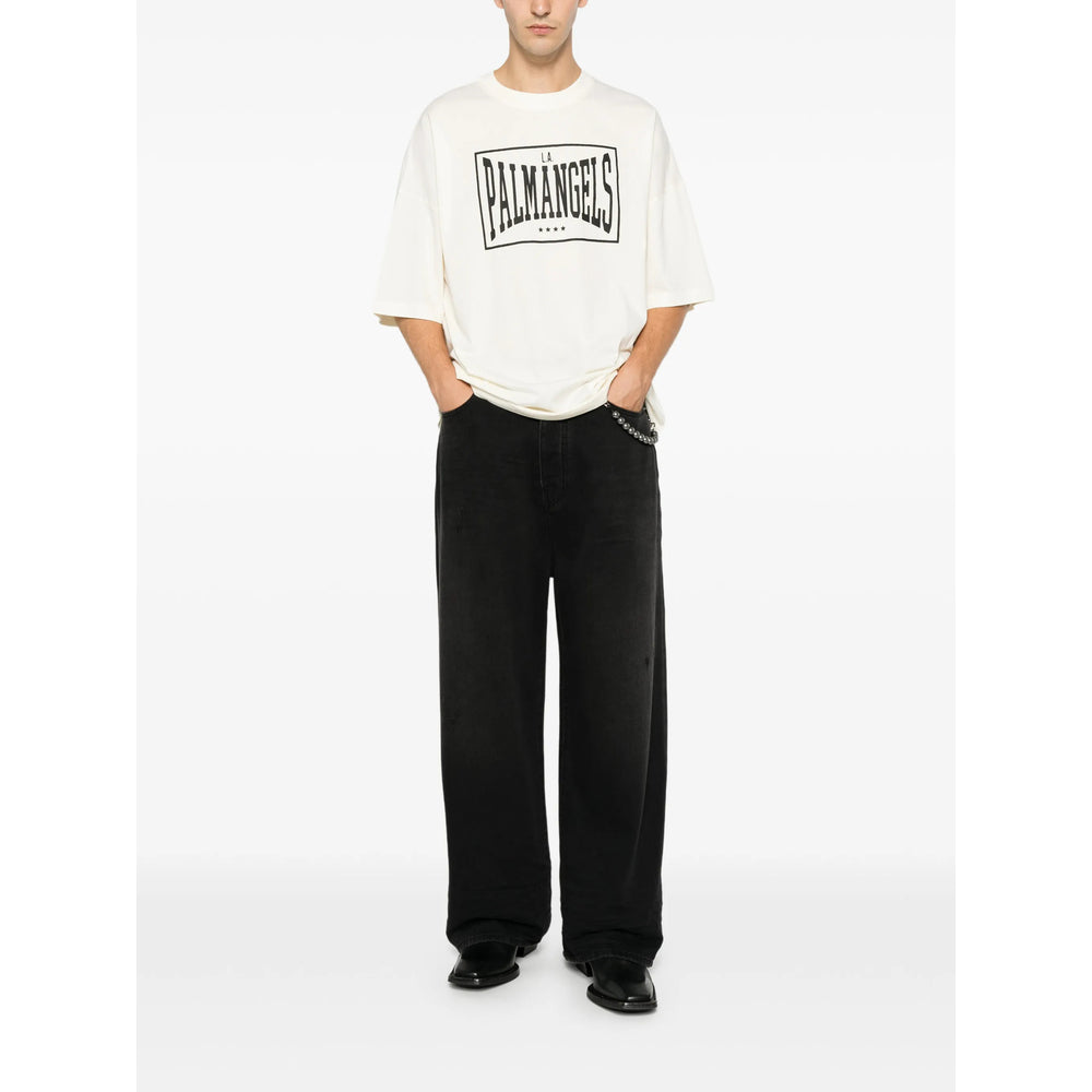 Palm Angels Neutrals T-Shirts & Vests - T-Shirts Men PALM ANGELS