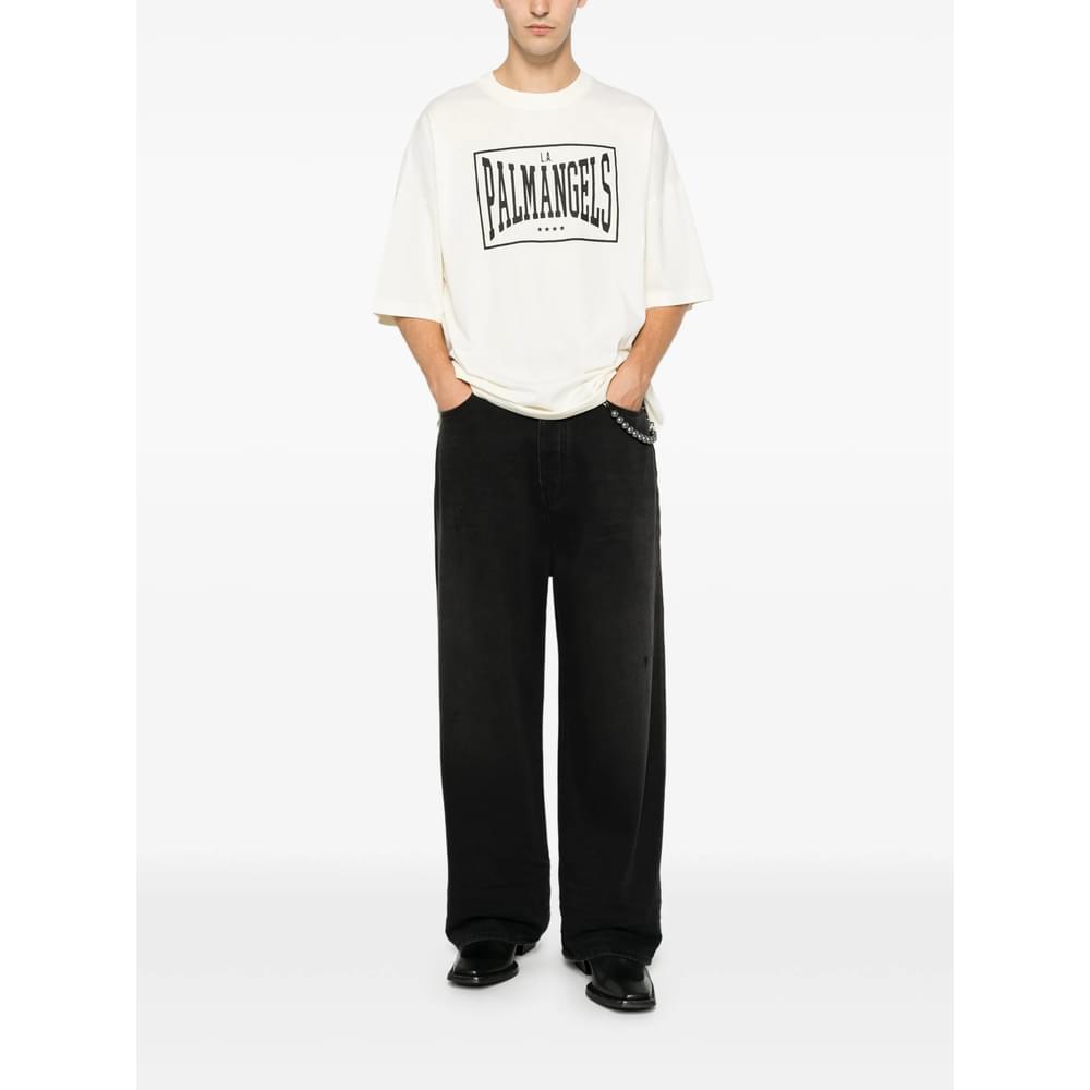 Palm Angels Neutrals T-Shirts & Vests - T-Shirts Men PALM ANGELS