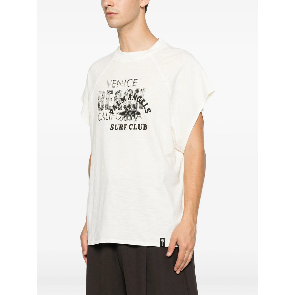 Palm Angels Neutrals T-Shirts & Vests - T-Shirts Men PALM ANGELS
