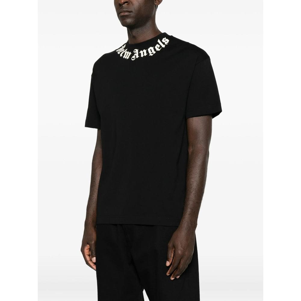 Palm Angels Black T-Shirts & Vests - T-Shirts Men PALM ANGELS