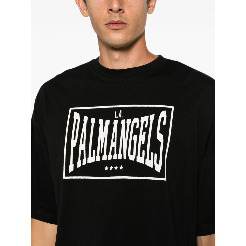 Palm Angels Black T-Shirts & Vests - T-Shirts Men PALM ANGELS