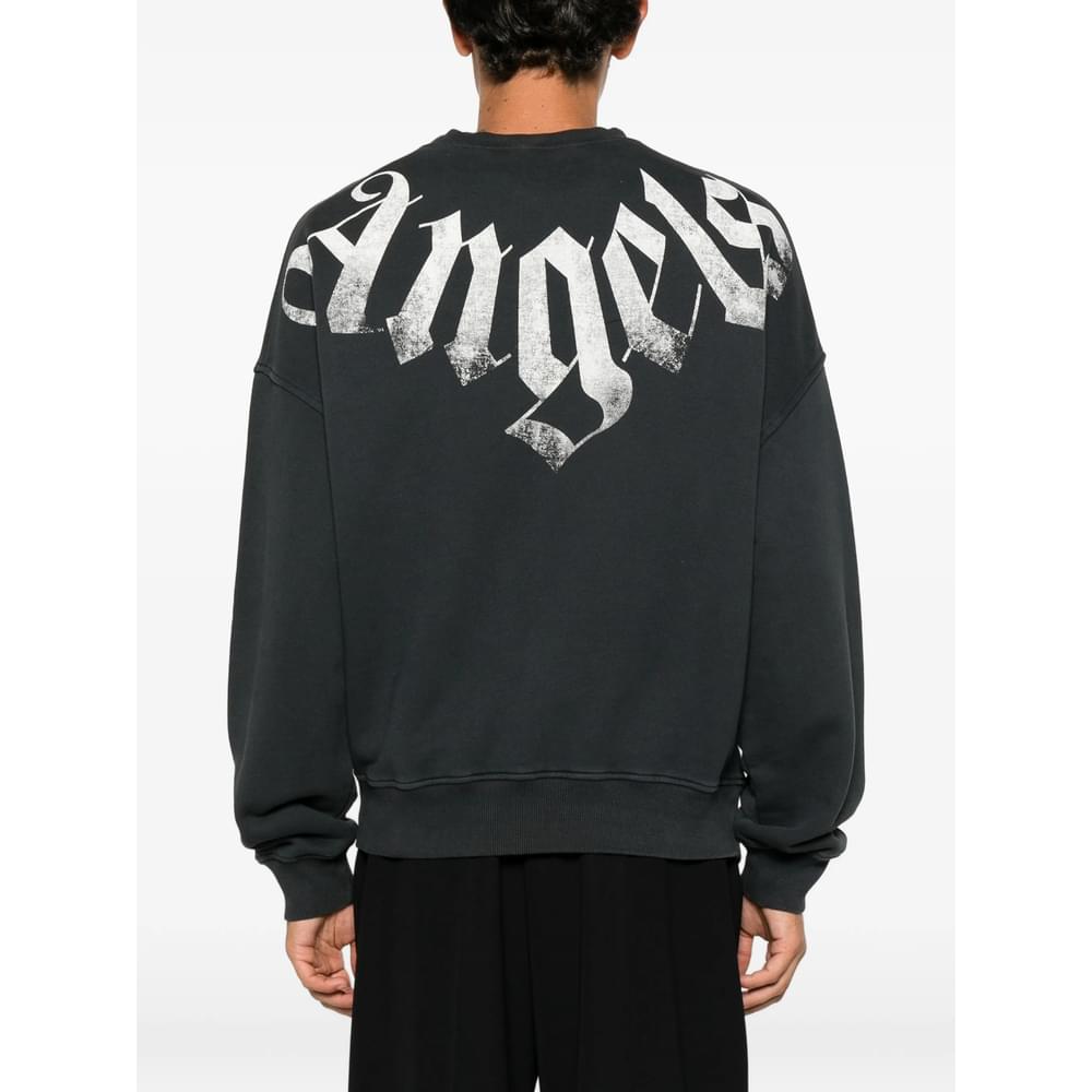 Palm Angels Black Sweaters & Knitwear - Sweatshirts Men PALM ANGELS