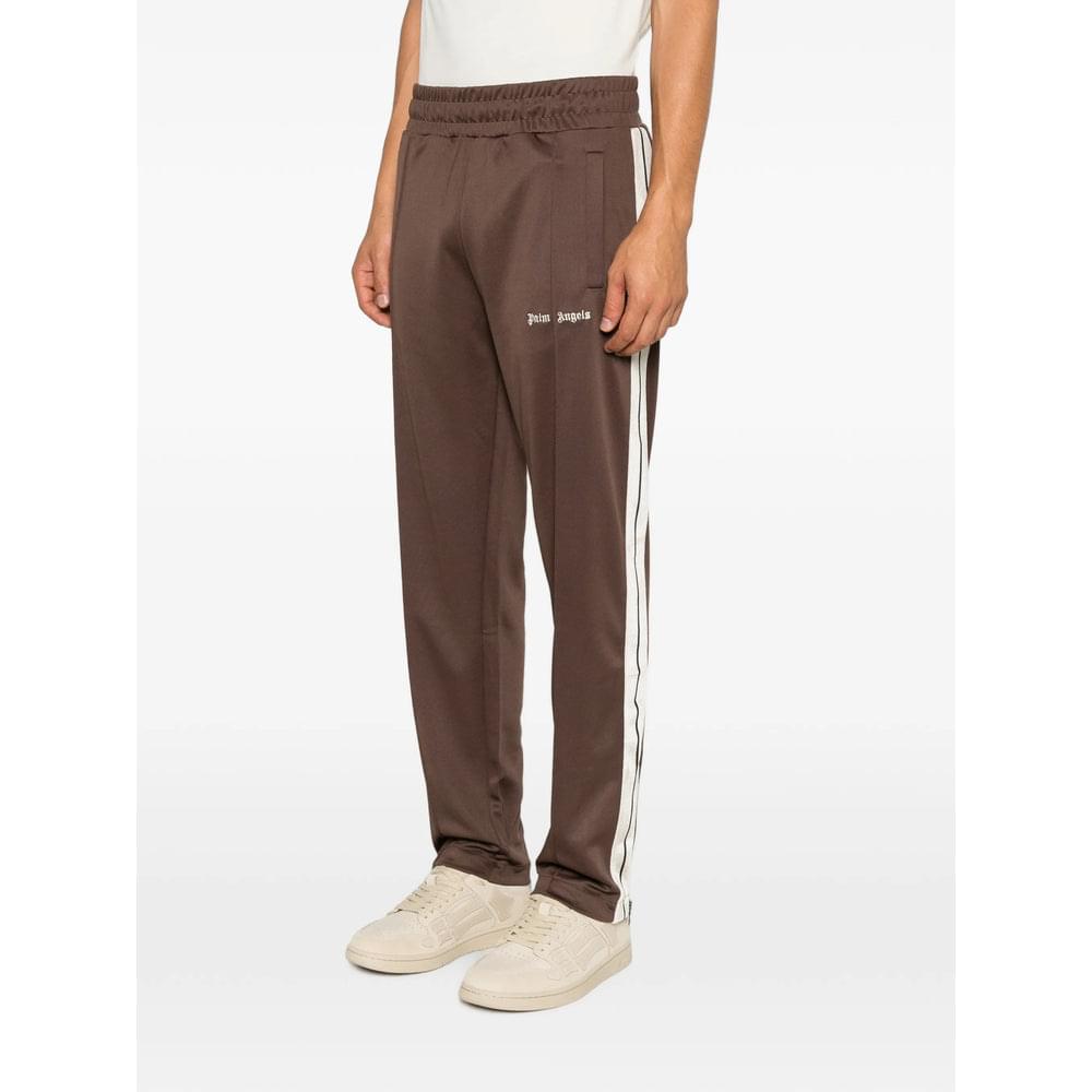 Palm Angels Brown Trousers - Track Pants Men PALM ANGELS