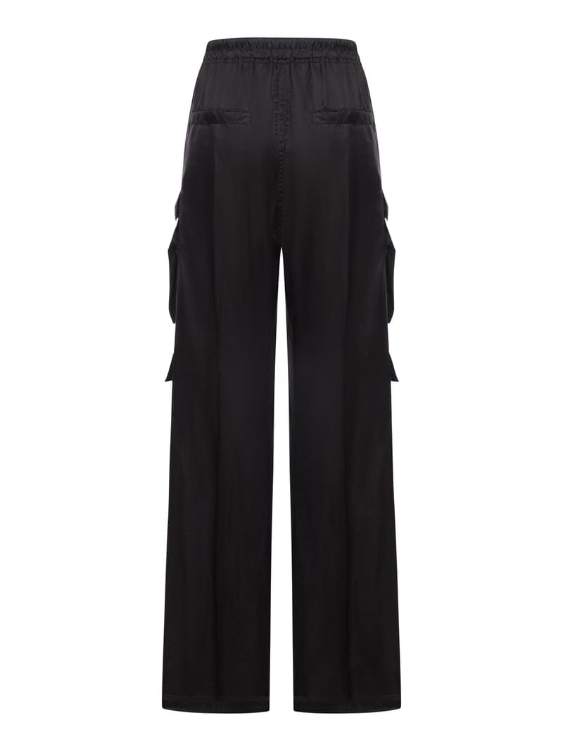 Rick Owens Women Cupro Cargobelas Trousers RICK OWENS