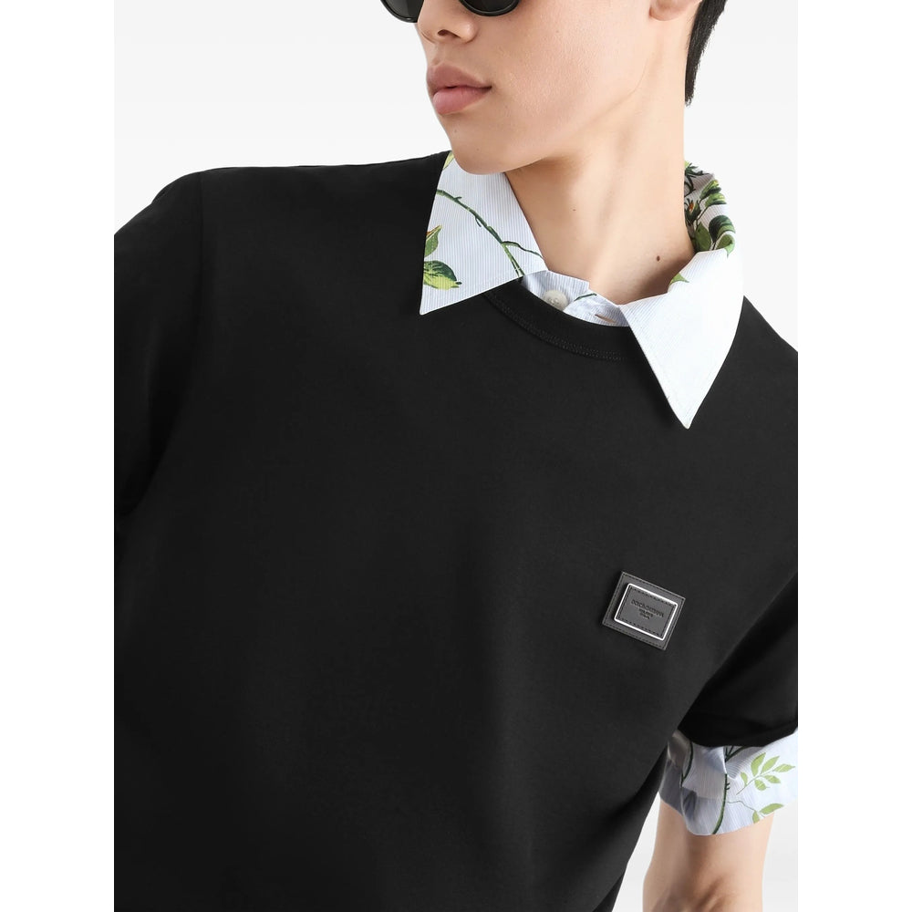 Dolce & Gabbana Black T-Shirts & Vests - T-Shirts Men DOLCE & GABBANA