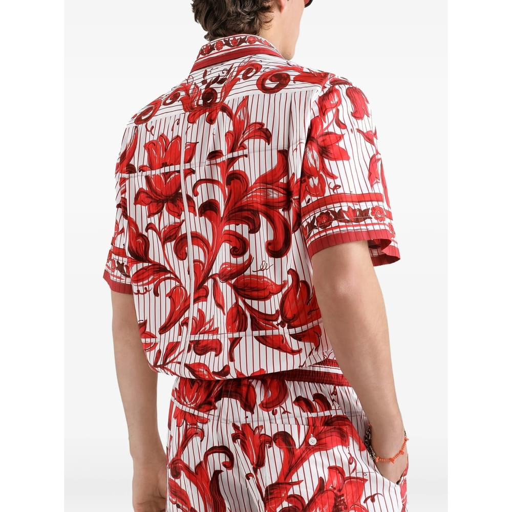 Dolce & Gabbana Red Shirts Men DOLCE & GABBANA