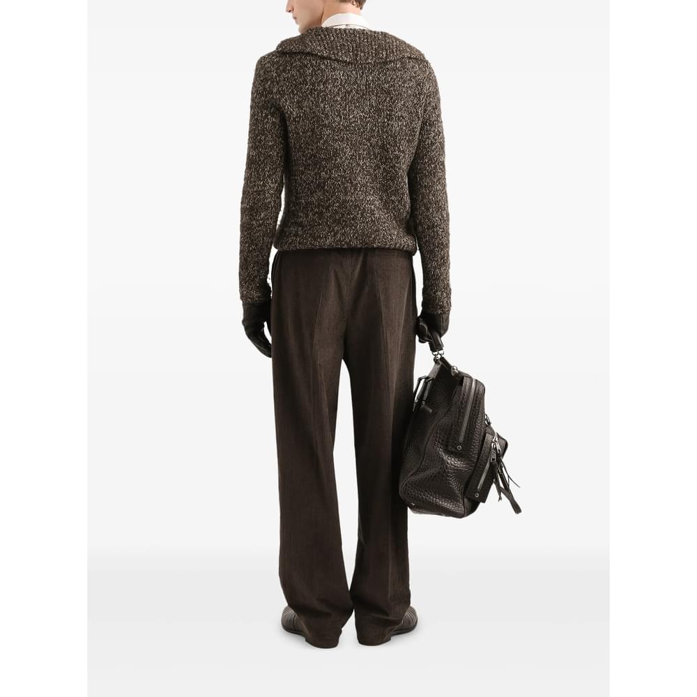 Dolce & Gabbana Brown Sweaters & Knitwear - Jumpers Men DOLCE & GABBANA