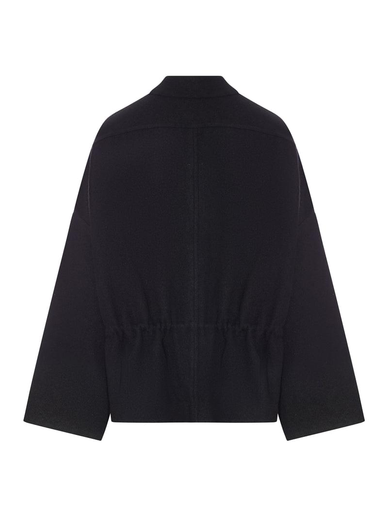 Rick Owens Women Wool Kimono Blouson With Belt RICK OWENS