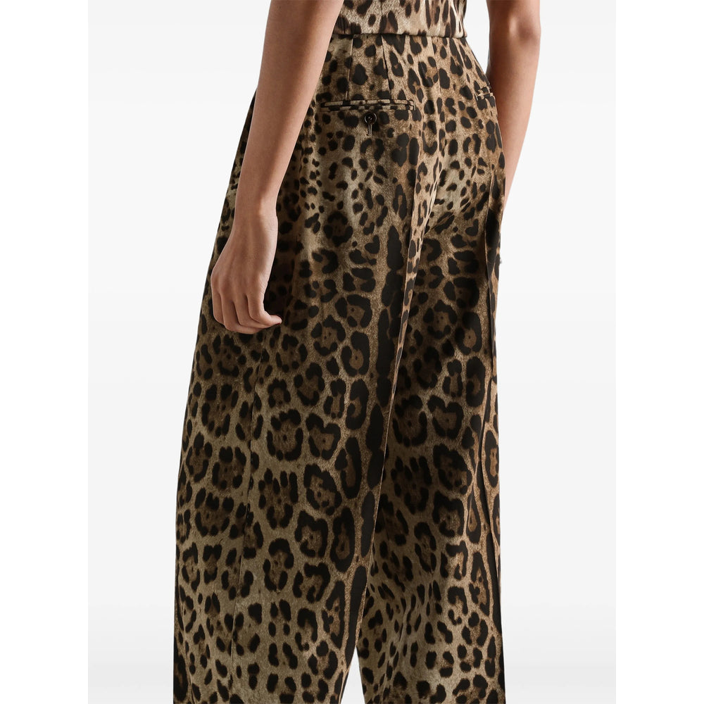 Dolce & Gabbana Neutrals Trousers - Tailored Trousers Women DOLCE & GABBANA