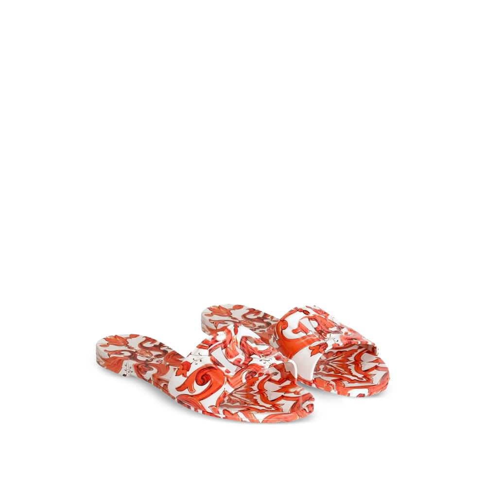 Dolce & Gabbana White Flip-Flops & Slides Women DOLCE & GABBANA
