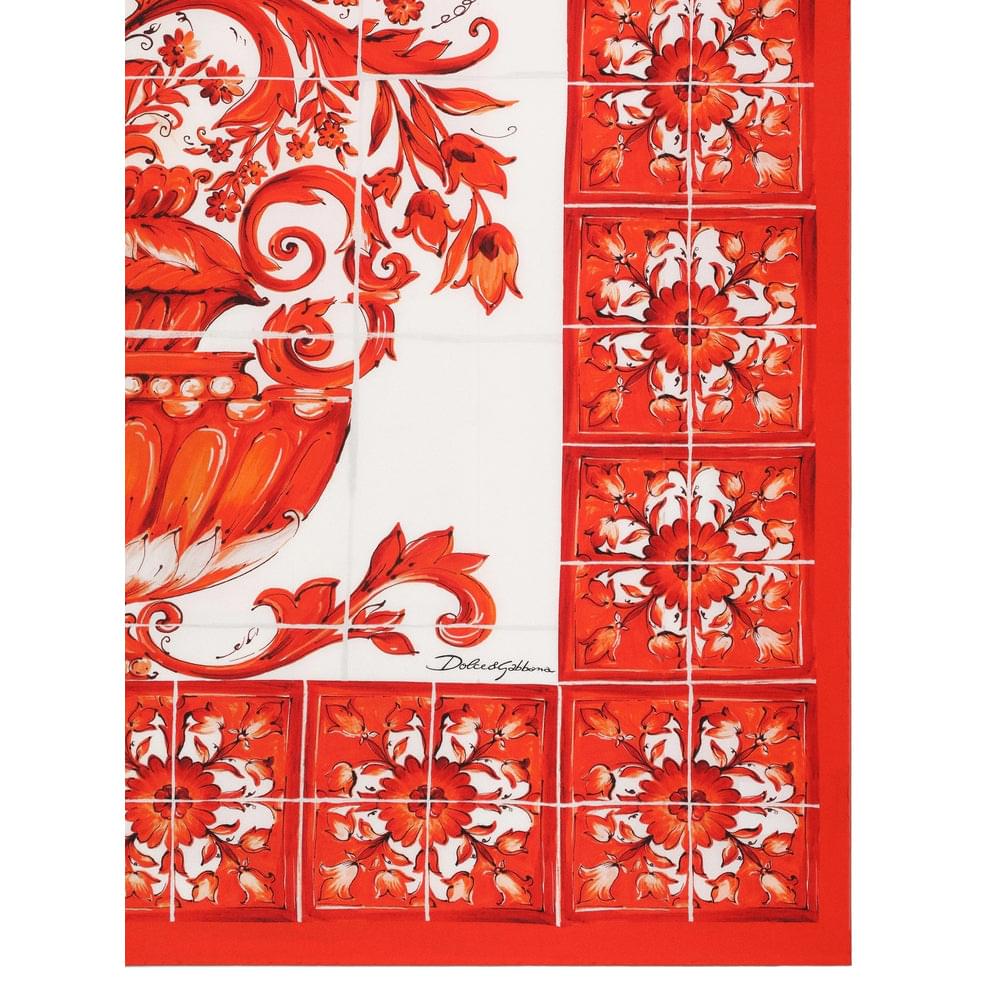 Dolce & Gabbana Red Scarves Women DOLCE & GABBANA