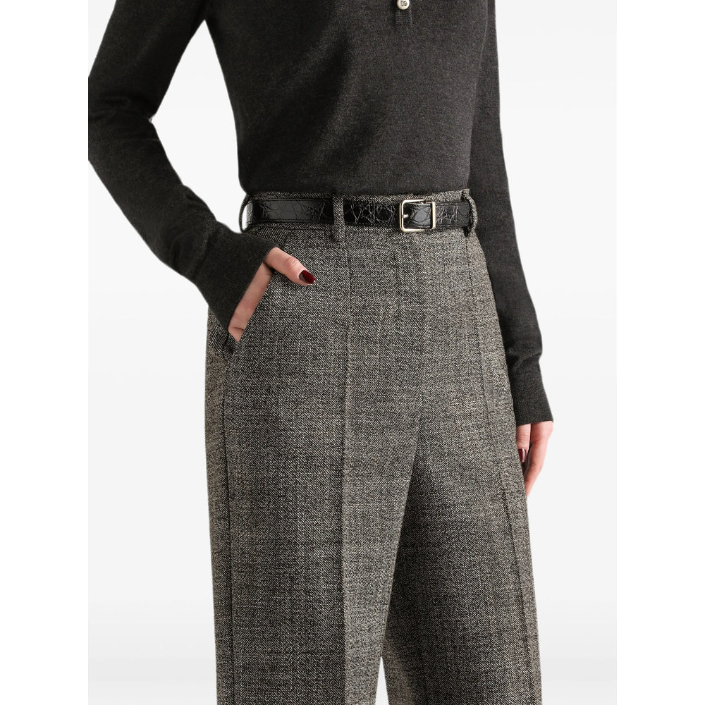 Dolce & Gabbana Grey Trousers - Tailored Trousers Women DOLCE & GABBANA