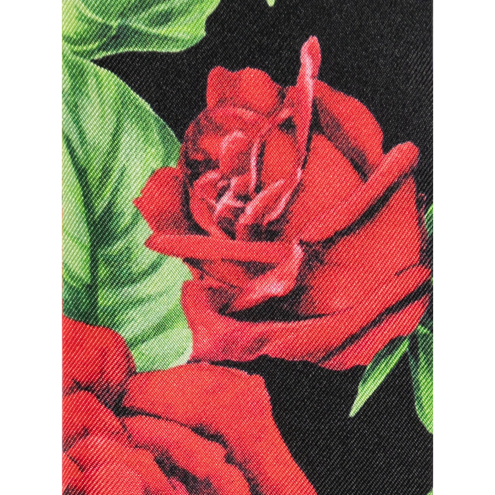 Dolce & Gabbana Black Scarves Women DOLCE & GABBANA
