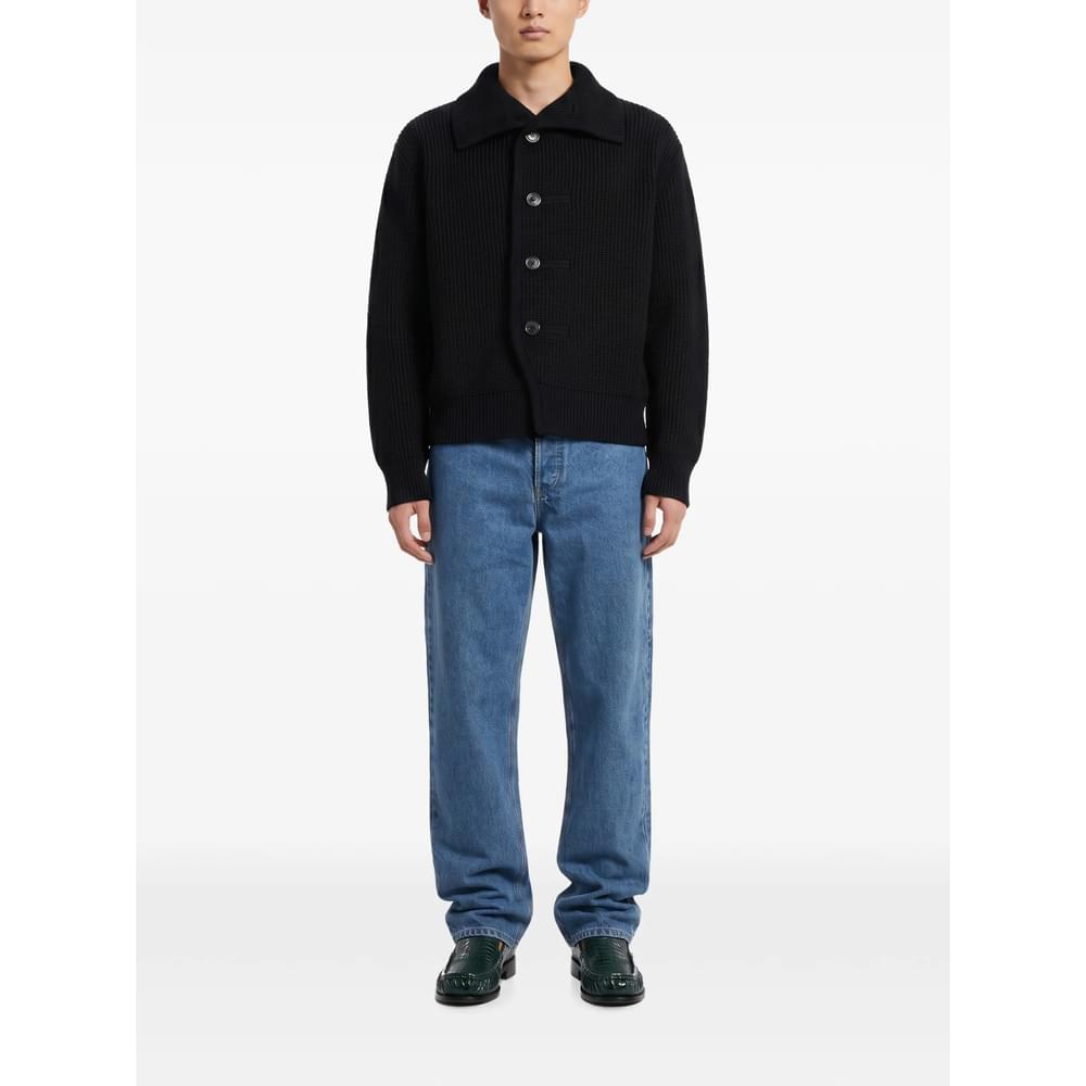 Dries Van Noten Black Sweaters & Knitwear - Cardigans Men DRIES VAN NOTEN
