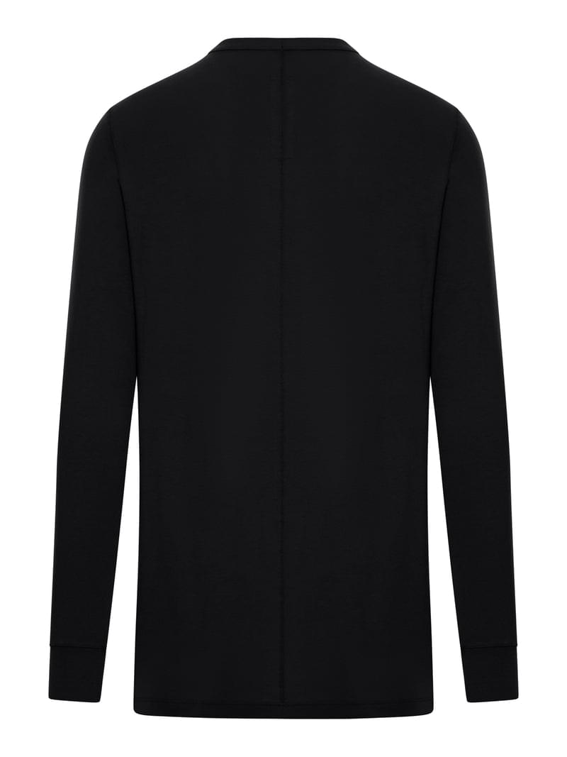 Rick Owens Men Long-Sleeved Cotton Jersey T-Shirt RICK OWENS