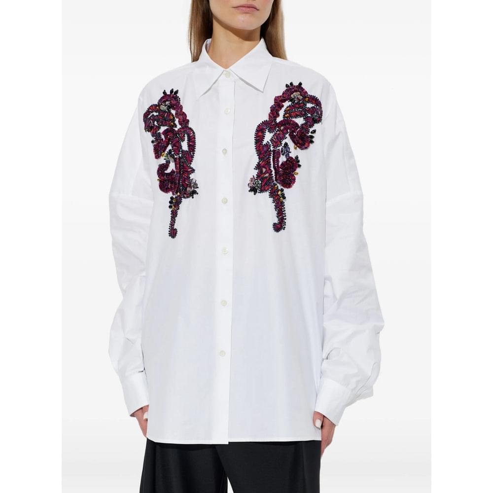 Dries Van Noten White Tops - Shirts Women Women DRIES VAN NOTEN
