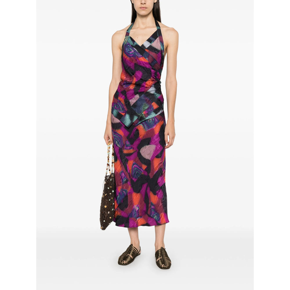 Dries Van Noten Purple Skirts - Straight Skirts Women DRIES VAN NOTEN