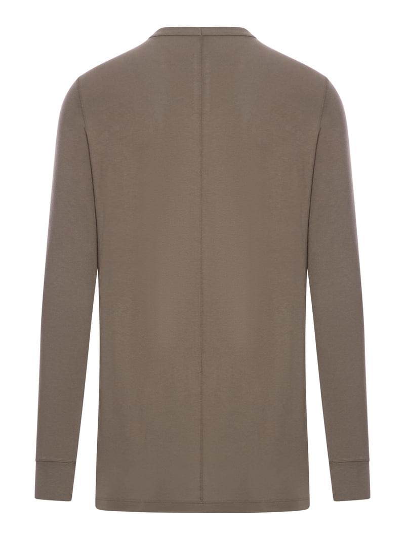 Rick Owens Men Long-Sleeved Cotton Jersey T-Shirt RICK OWENS