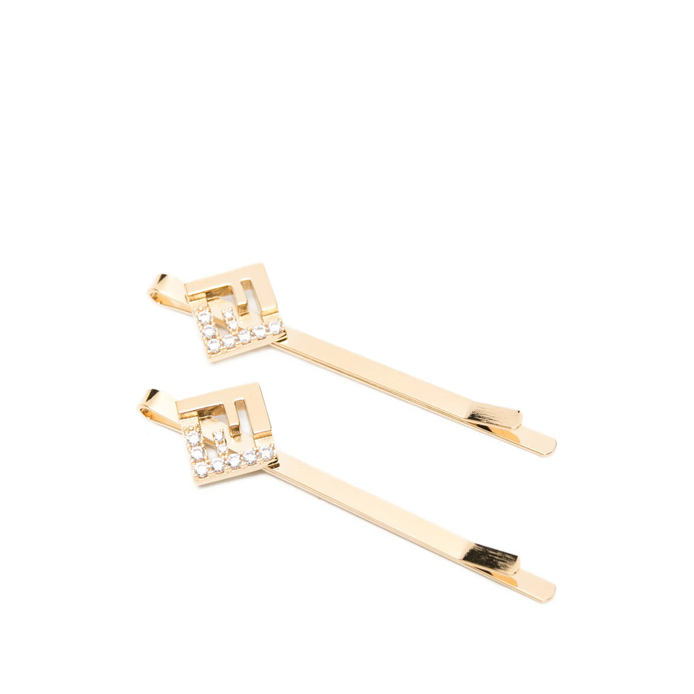 Fendi Gold Hair Accessories Women FENDI