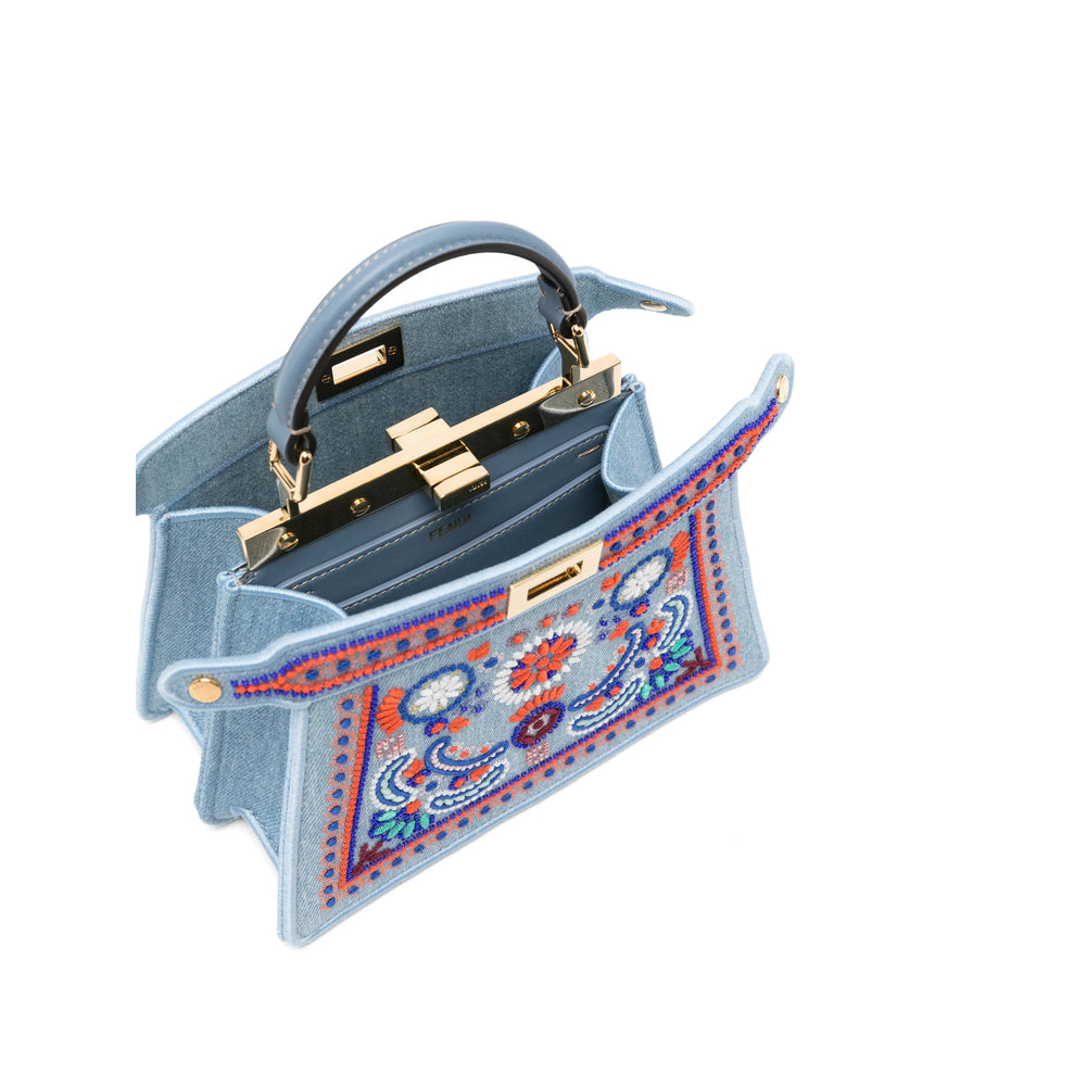 Fendi Blue Tote Bags Women FENDI