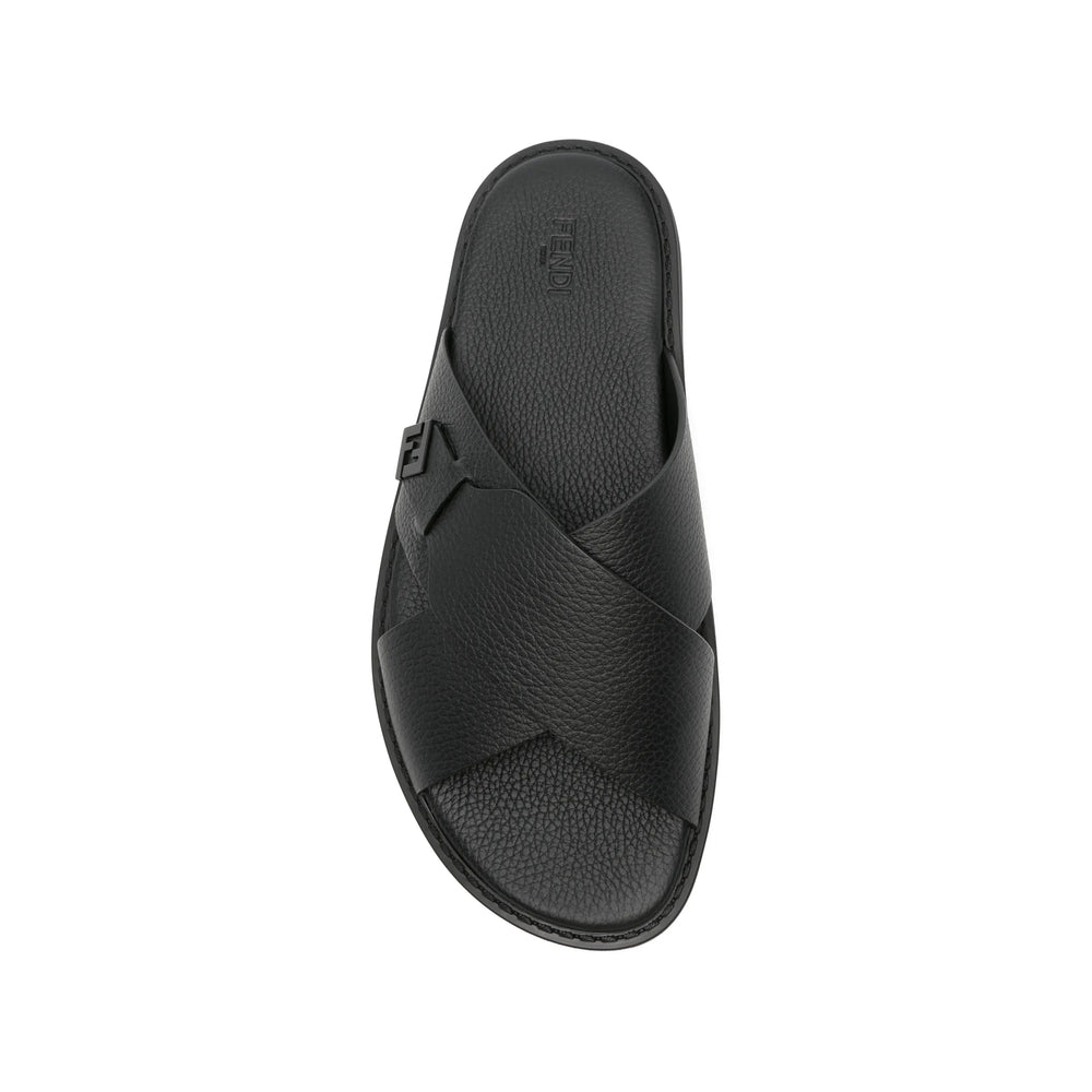 Fendi Black Sandals Men FENDI