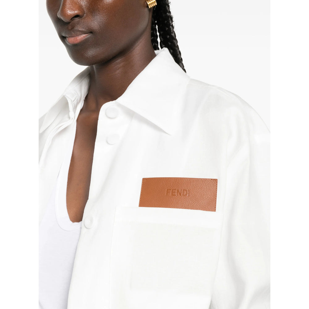 Fendi White Tops - Shirts Women FENDI