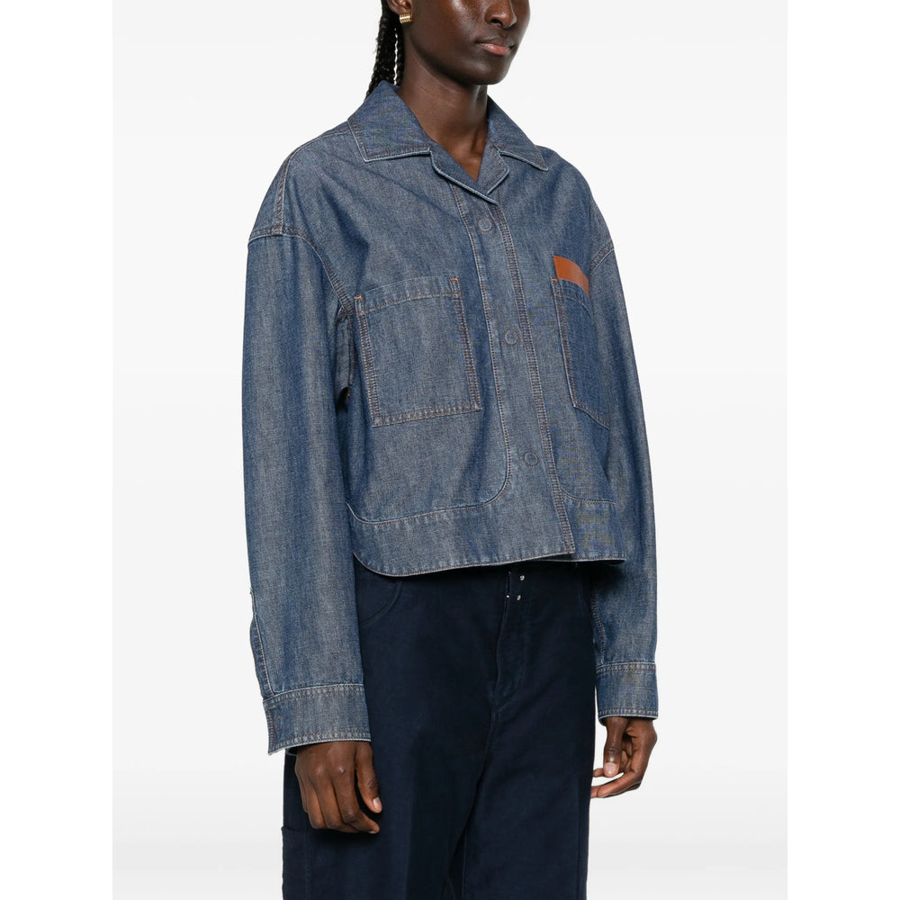 Fendi Blue Jackets - Denim Jackets Women FENDI