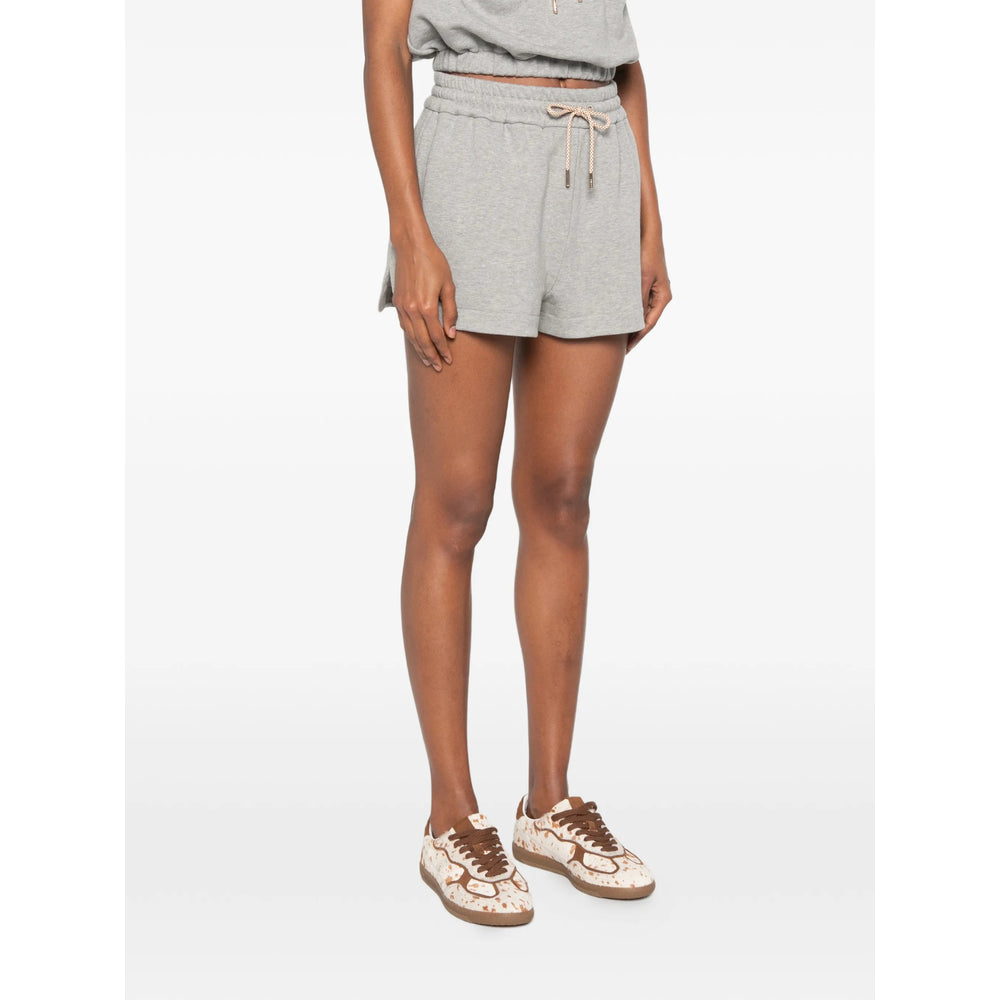 Fendi Grey Shorts - Mini Shorts Women FENDI