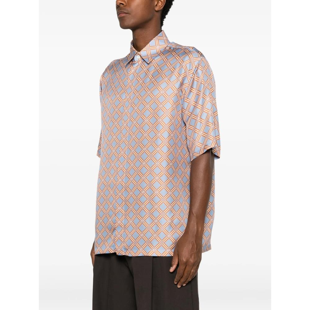 Fendi Blue Shirts Men FENDI