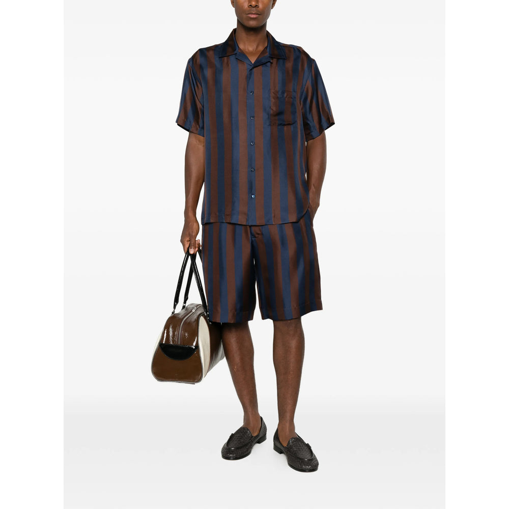 Fendi Blue Shirts Men FENDI