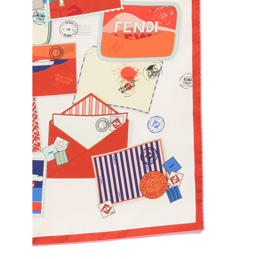 Fendi Neutrals Scarves Women FENDI