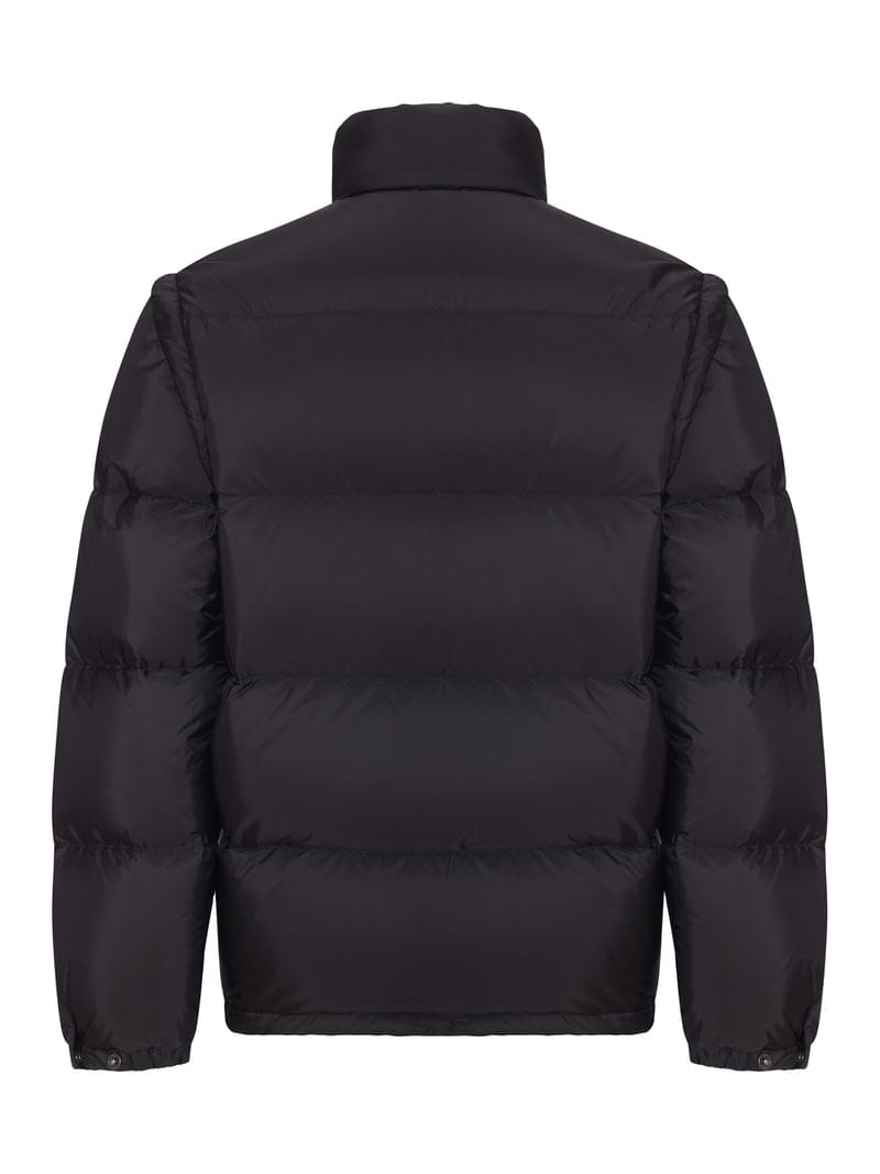 Prada Men Padded Down Jacket With Triangular Logo PRADA