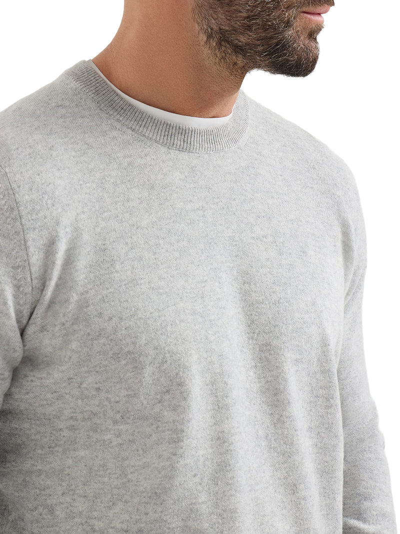 Brunello Cucinelli Men Essential Crew Neck Cashmere Sweater BRUNELLO CUCINELLI