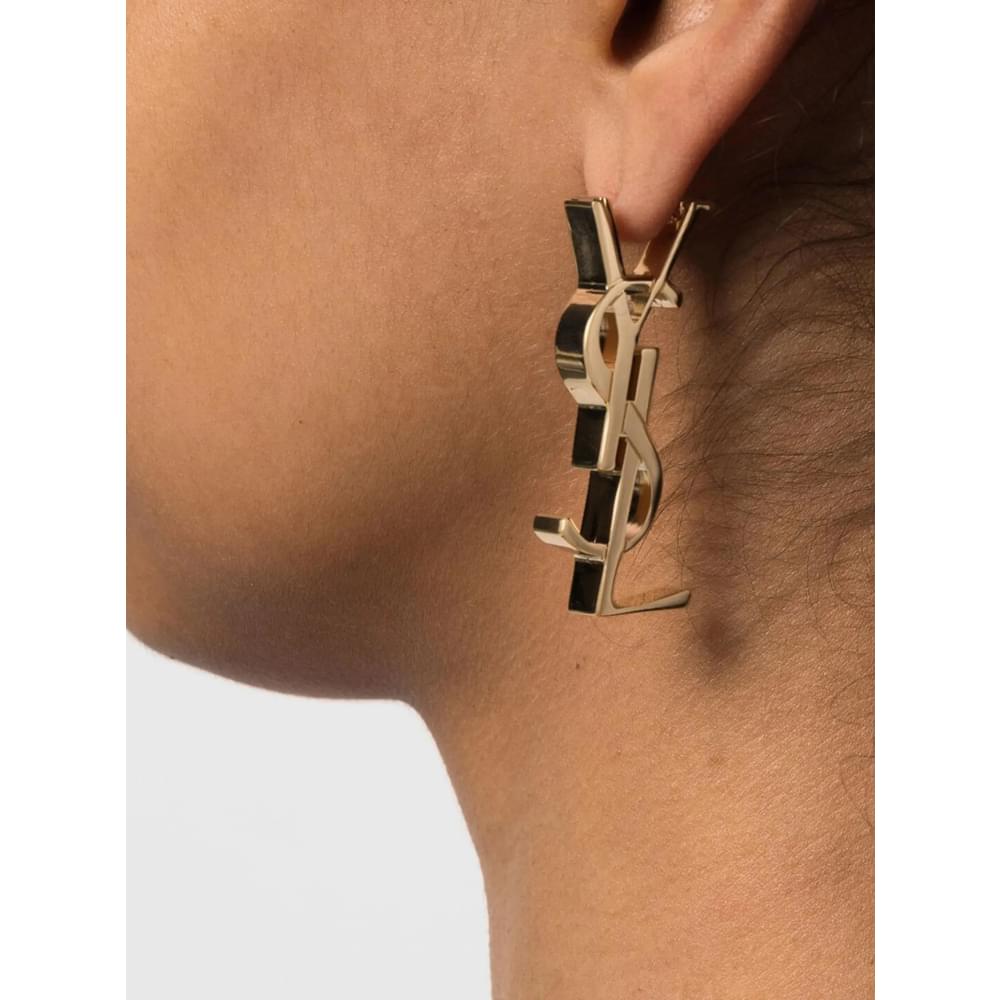 Saint Laurent Gold Earrings Women SAINT LAURENT