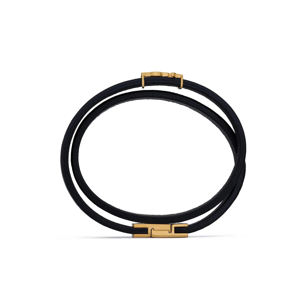Saint Laurent Black Bracelets Men SAINT LAURENT