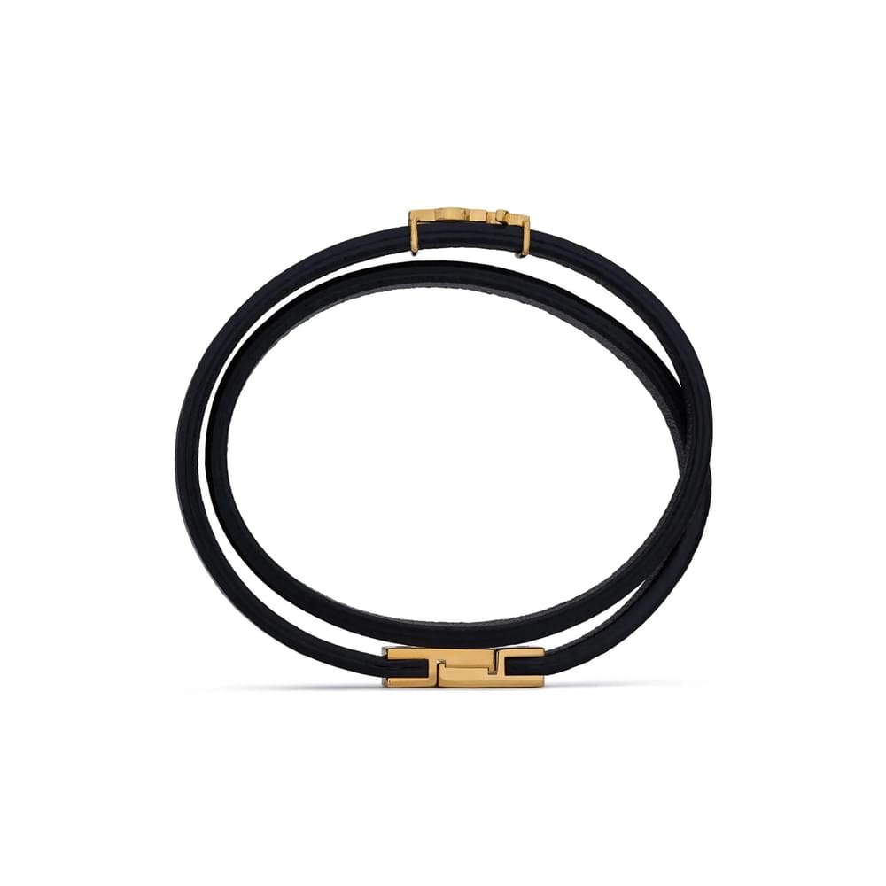Saint Laurent Black Bracelets Men SAINT LAURENT
