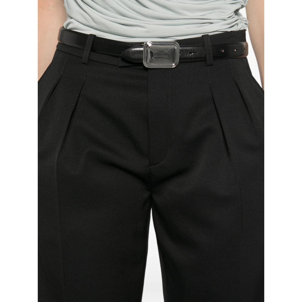 Saint Laurent Black Shorts - Tailored Shorts Women SAINT LAURENT