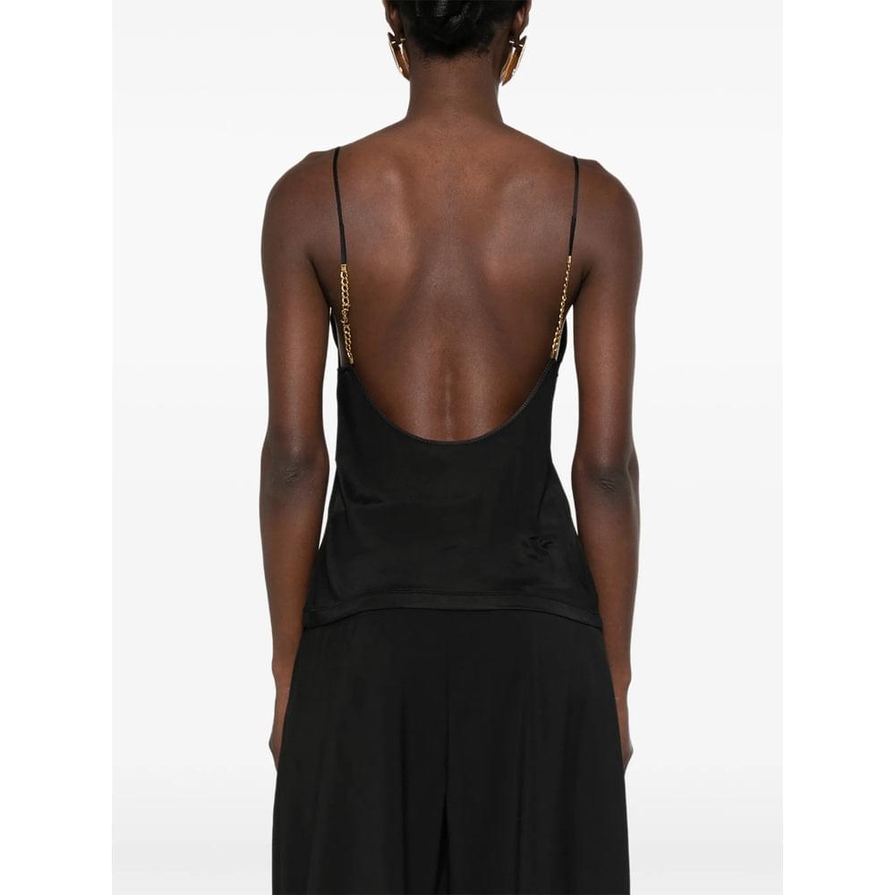 Saint Laurent Black Tops - Blouses Women SAINT LAURENT