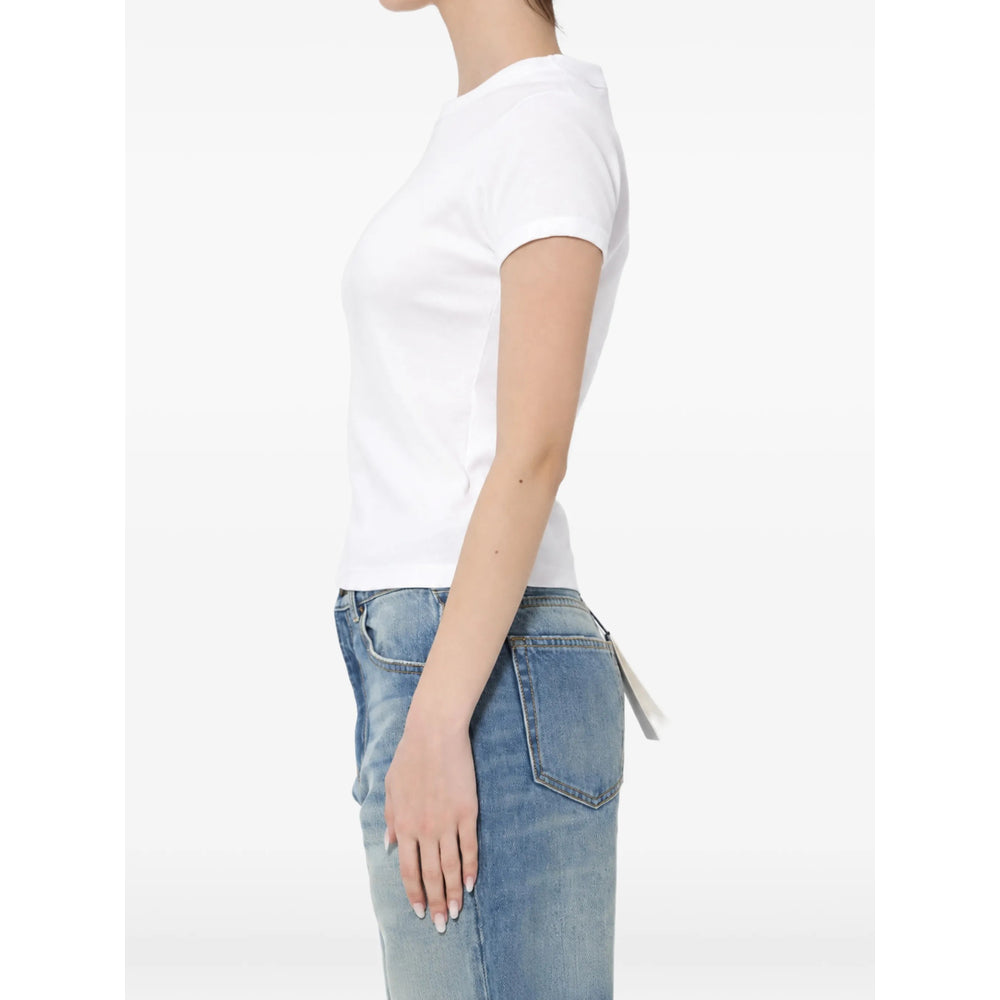 Saint Laurent White Tops - T-Shirts & Jerseys Women SAINT LAURENT