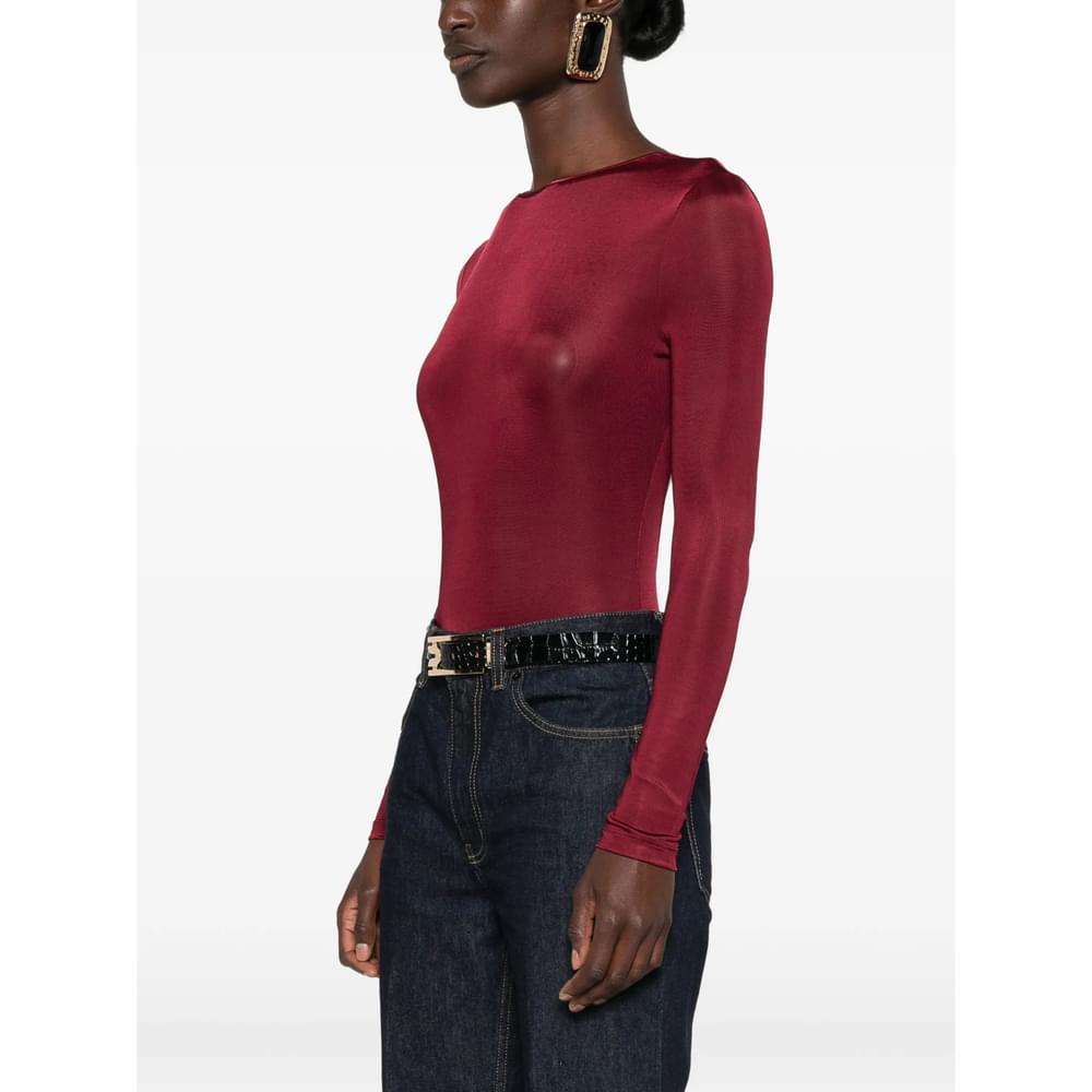 Saint Laurent Red Tops - Blouses Women SAINT LAURENT