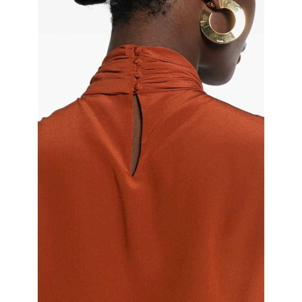 Saint Laurent Orange Tops - Blouses Women SAINT LAURENT