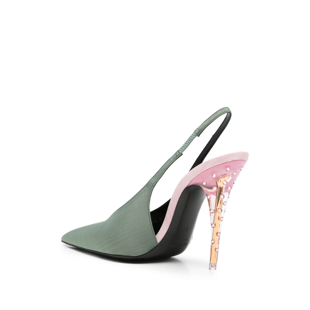 Saint Laurent Green Shoes Women SAINT LAURENT